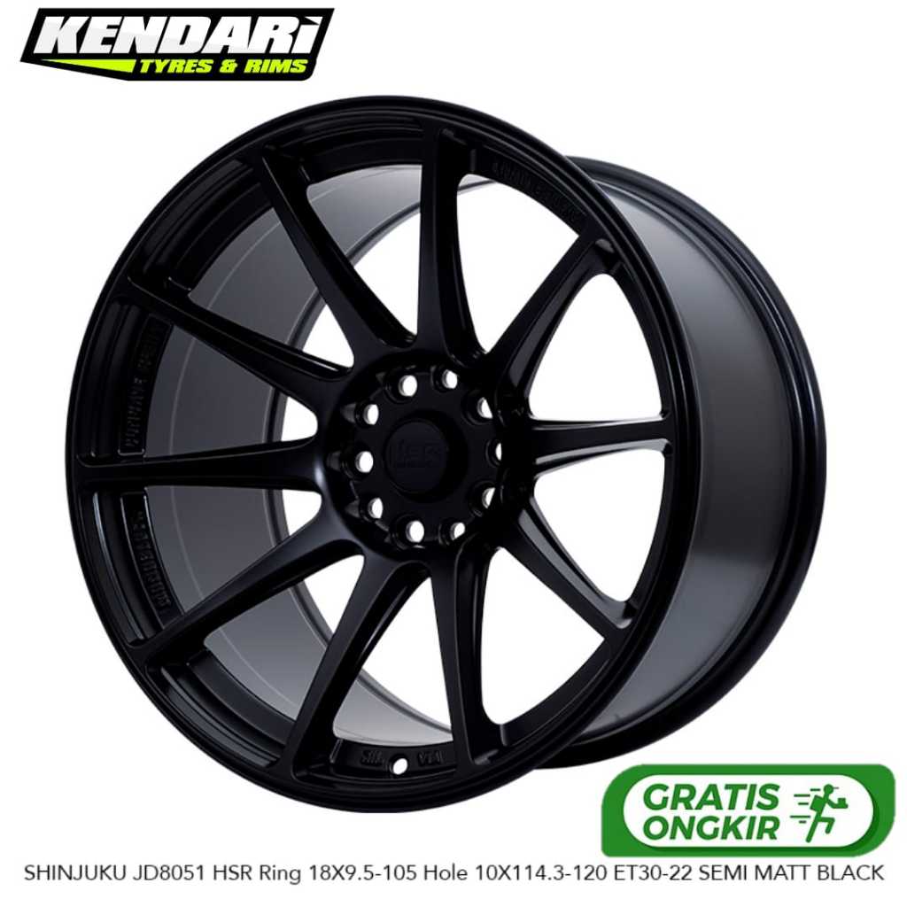 Velg Concave Ring 18 Untuk Bmw Civic Crv HSR SHINJUKU R18