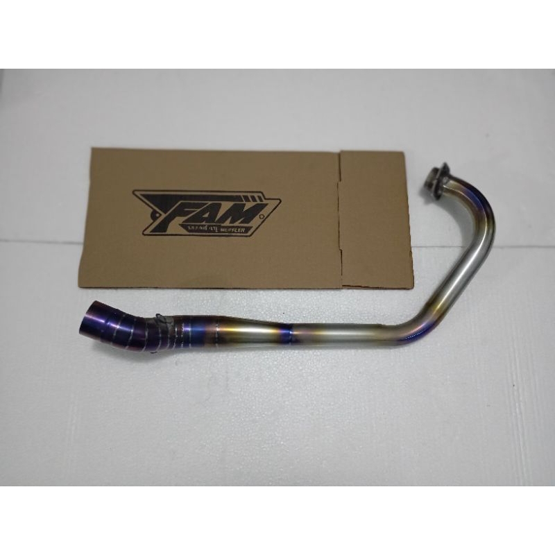 Leher Knalpot 150cc 200cc Leheran Satria Fu MX king MX New MX Old  Titanium Fam Original