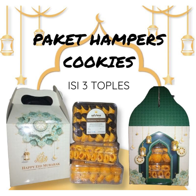 

Hampers lebaran 2025 Premium / parcel lebaran kue kering nastar 3 toples
