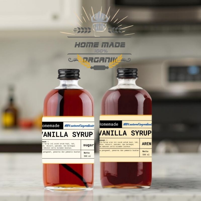 

Syrup vanilla 500ml halal~homemade