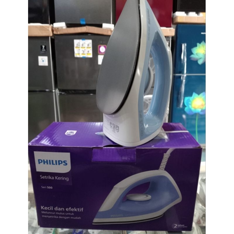 Setrika Listrik Philip Seri 500/Philip Setrika Anti Lengket/Setrika Philip Dst-0510