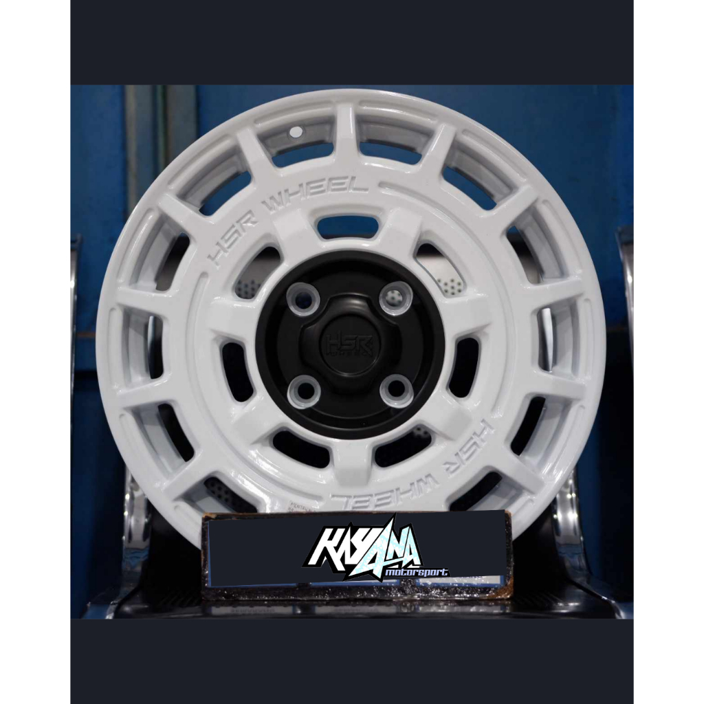 velg hsr mentawai ring 16 lebar 6,5 et 40 hole 4x100 glossy white