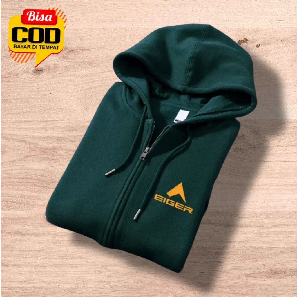 [ Terlaris ] Hoodie Jumper Pria Eiger Distro Terbaru Bahan Fleece Ori Motif Simpel Model Kekinian Ke