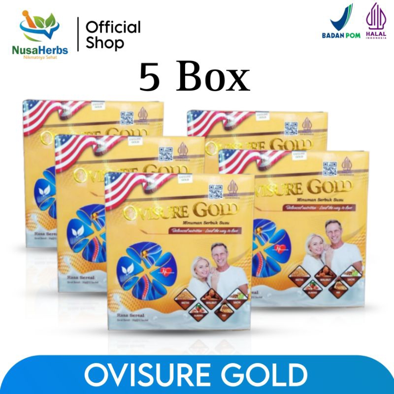 

Ovisure Gold Asli Original 5 Box Susu Tulang Dan Sendi