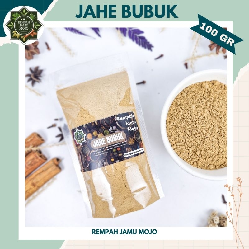 

Jahe bubuk murni 100 gr// Jahe serbuk tanpa campuran // JSR 100% KUALITAS PREMIUM