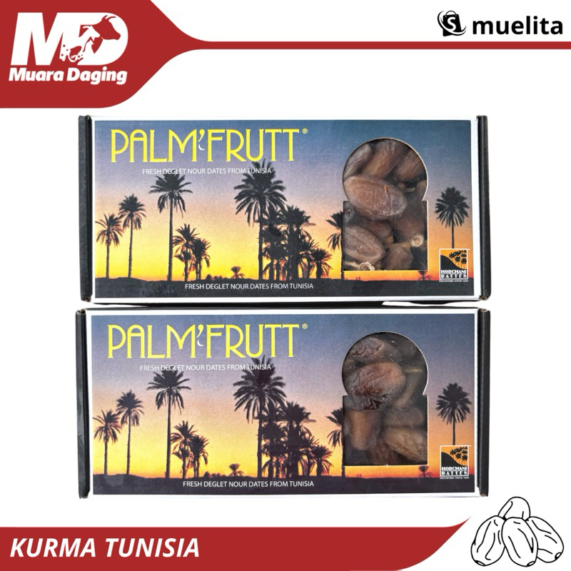 

PALM'FRUTT KURMA 500gr - KURMA TUNISIA TANGKAI, FRESH & SEHAT