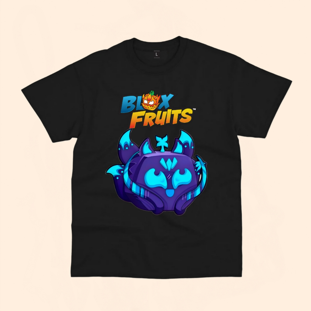 Baju kaos anak roblox blox fruit kitsune free cetak nama