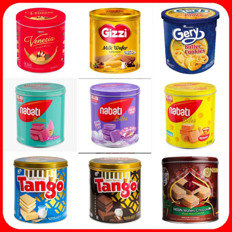 

Wafer Tango Nabati gizzi nissin 240gr, gery butter 300gr