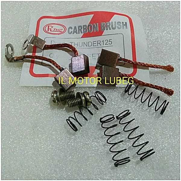 KOL KOLL STARTER CARBON BRUSH ARANG STARTER KOL DINAMO SUZUKI THUNDER 125