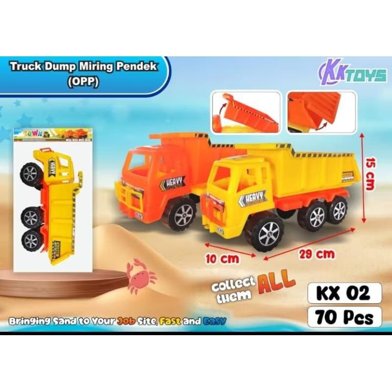 BYBO 897 mainan anak truk dump bak pasir KX02