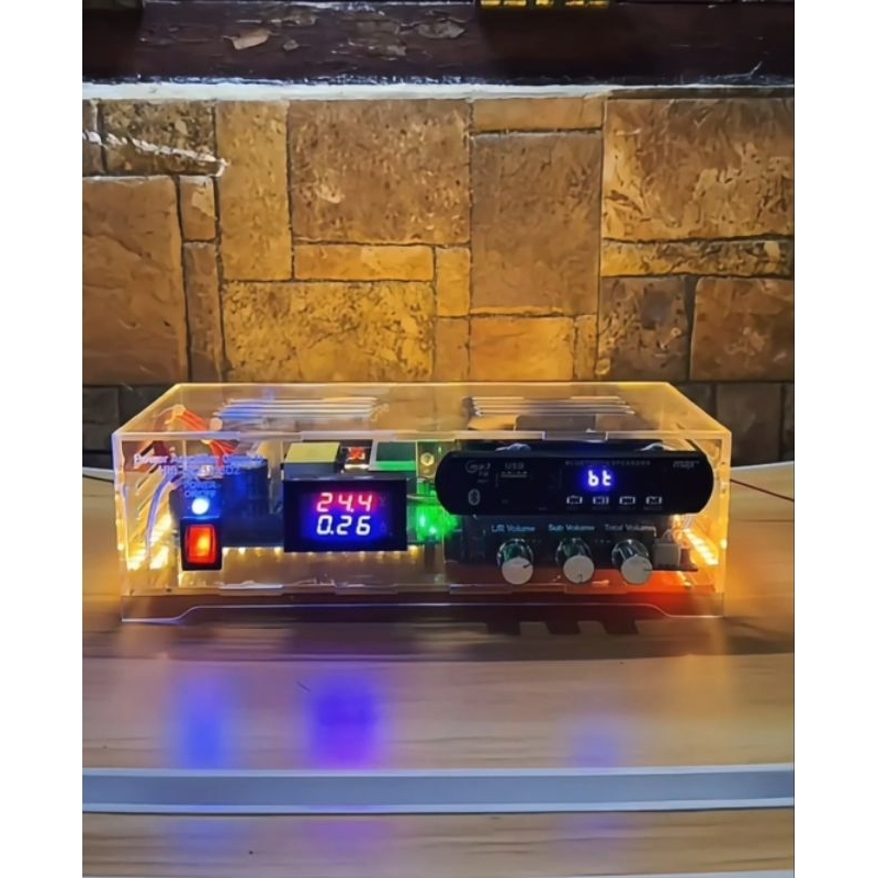 Power Amplifier TPA-3116D2 Box Akrilik