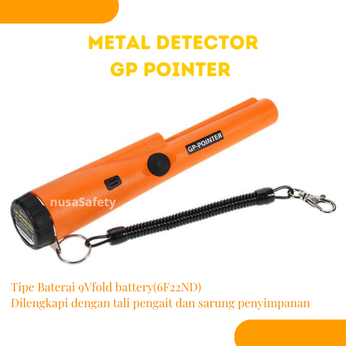 Metal Detector GP Pointer alat deteksi logam genggam. Deteksi emas dan benda-benda berbahaya.
