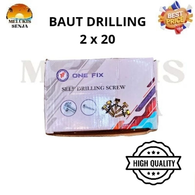 Baut Drilling/Self Drilling Screw 12×20"