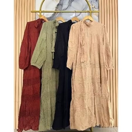 Gamis katun import ORI by LAFREYA