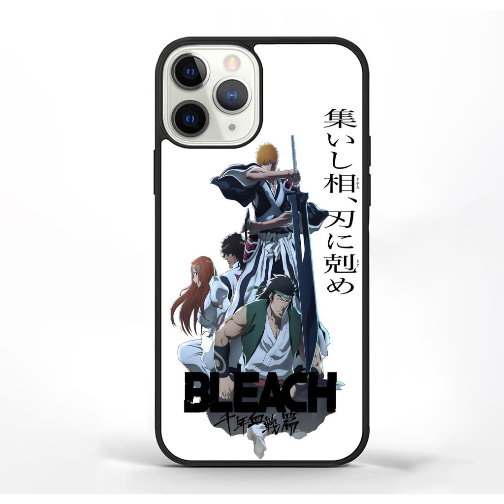Case iPhone 17 16 15 14 13 12 11 X 8 7 6 5 Xs XR Mini Plus Pro Max TPU Rubber BLEACH Bloody War