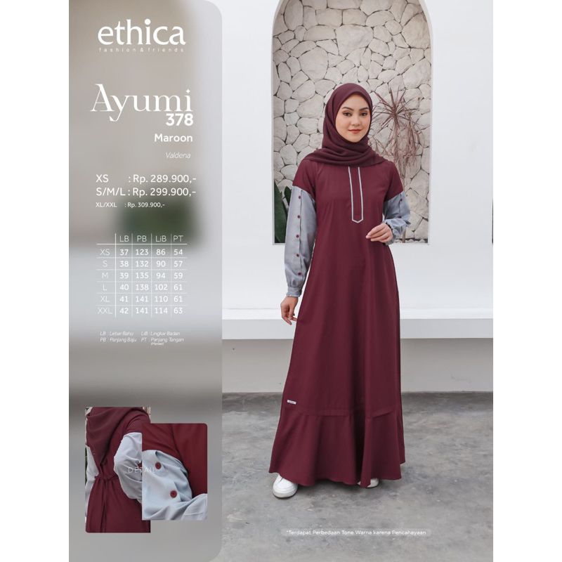 Ayumi 378 Maroon