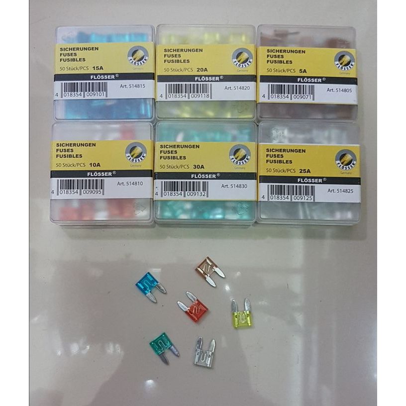 Flosser Fuse DX Mini/Sekring Tancap Mini