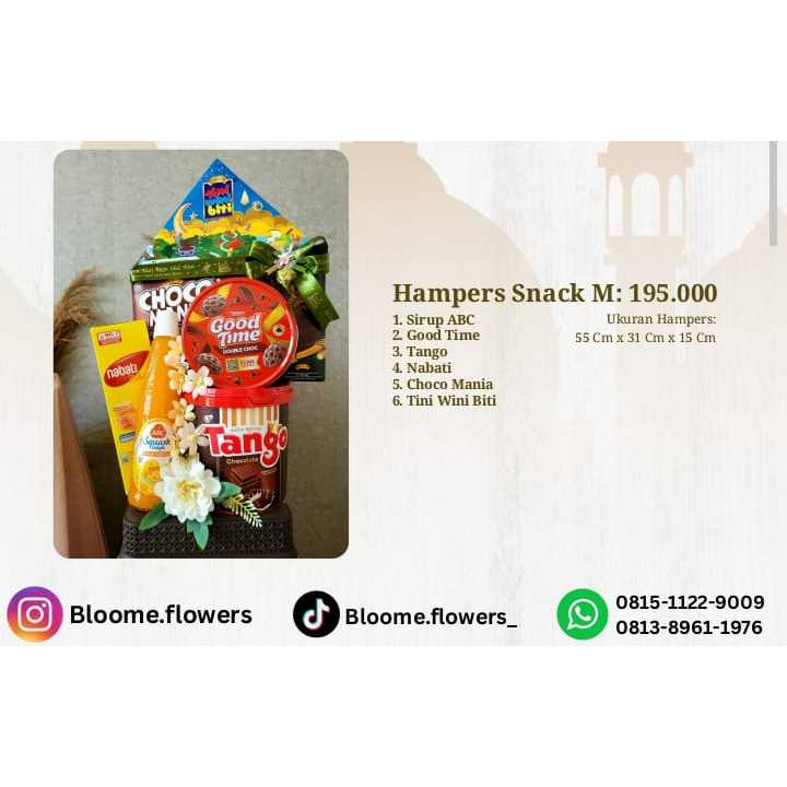 

HAMPERS LEBARAN IDUL FITRI EKONOMIS DAN MINIMALIS KERANJANG ISI 6 SNACK