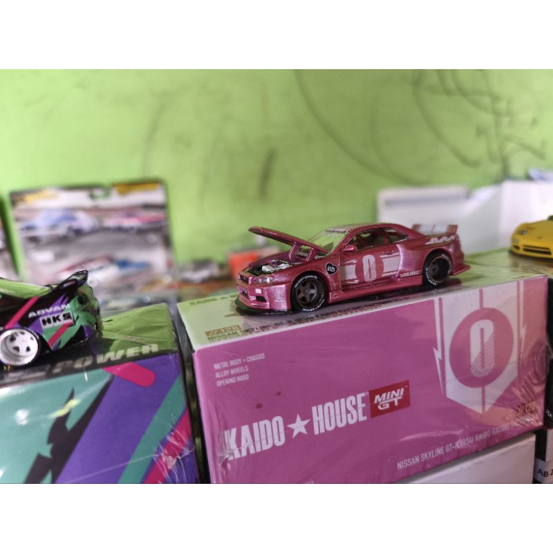 Diecast Mini GT vs Kaido House R34 Hornets & Honda NSX