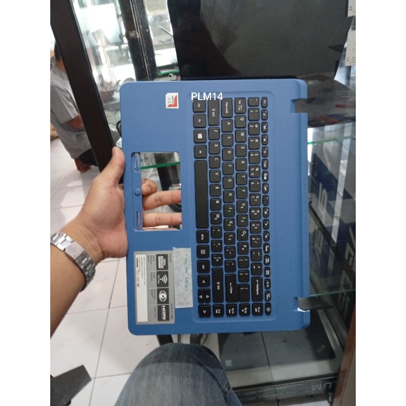 [BIRU] Palmrest keyboard Acer A314-41 Normal Tested Seken Original