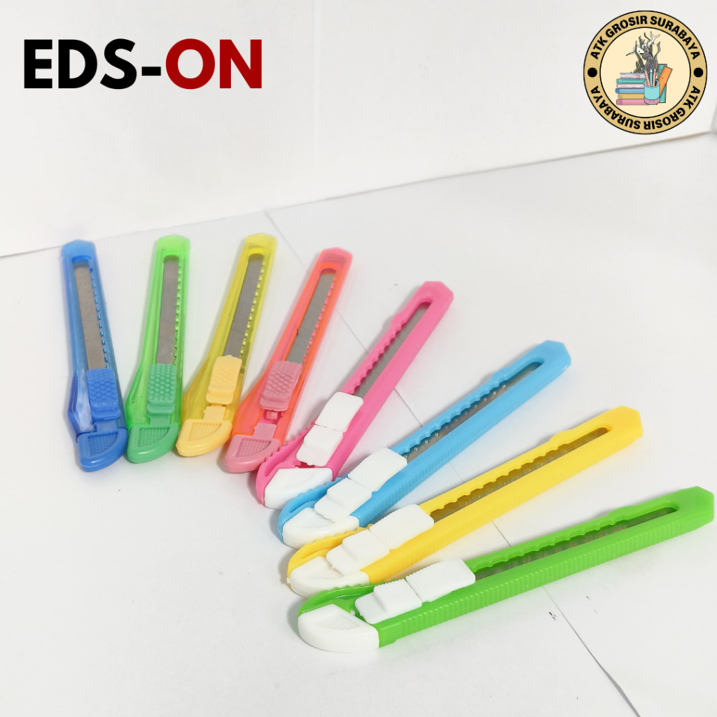 

Cutter Kecil EDS-ON Transparan dan Pastel Ergonomis Cutter Kecil Murah