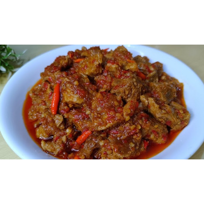 

daging iga pedas manis khas minang nampol