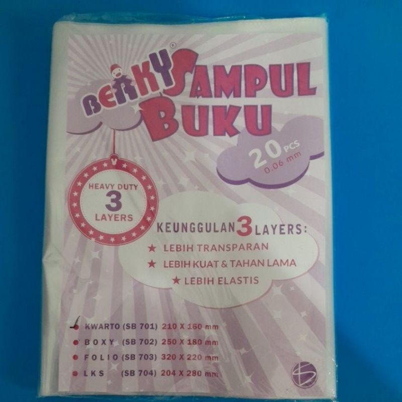 

Sampul buku kwarto 210x160 mm Berky (20lbr)