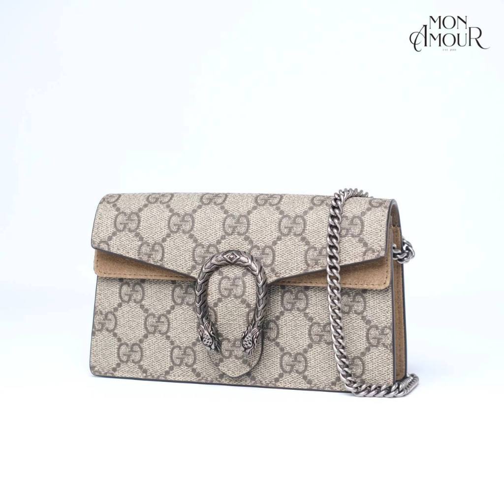 [READY STOCK] G*CCI SUPER MINI DIONYSUS GG SUPREME in CAMEL / EBONY