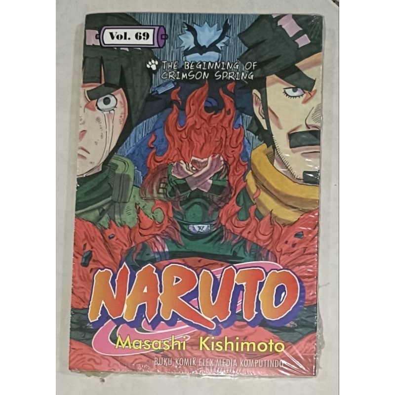 komik Naruto vol 69 original segel
