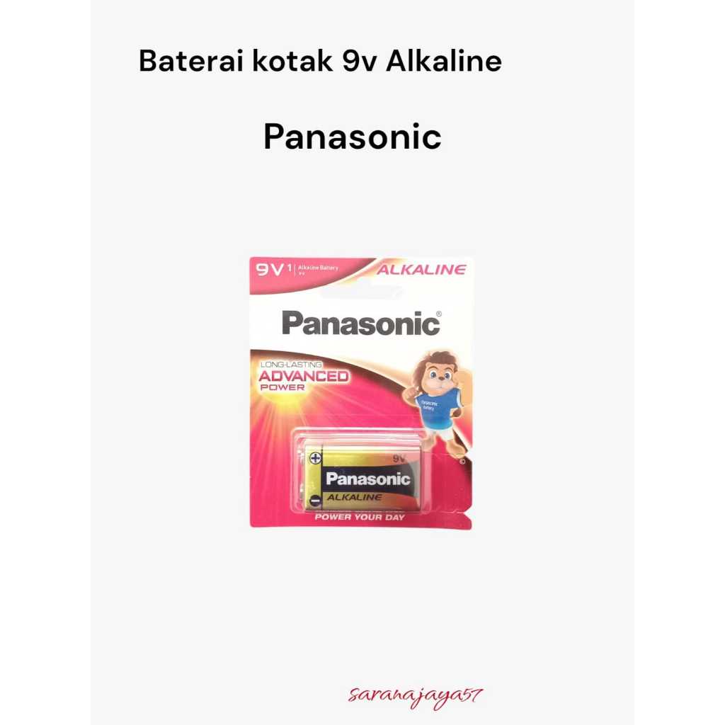 BATERAI KOTAK PANASONIC ALKALINE 9V