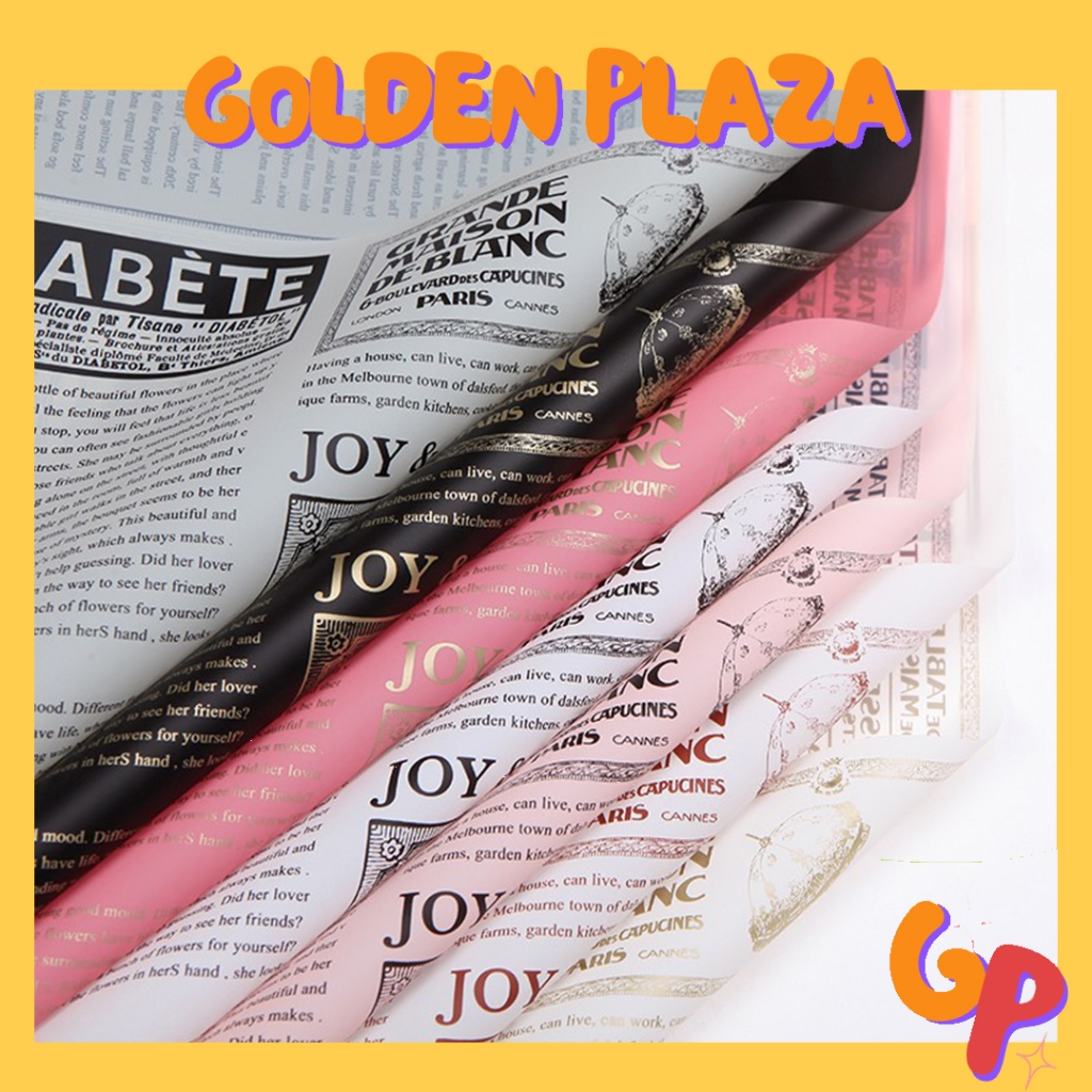 

(20 LEMBAR) Kertas Buket Bunga Cellophane Flower Wrapping Paper Waterproof Motif Koran Full KB6041