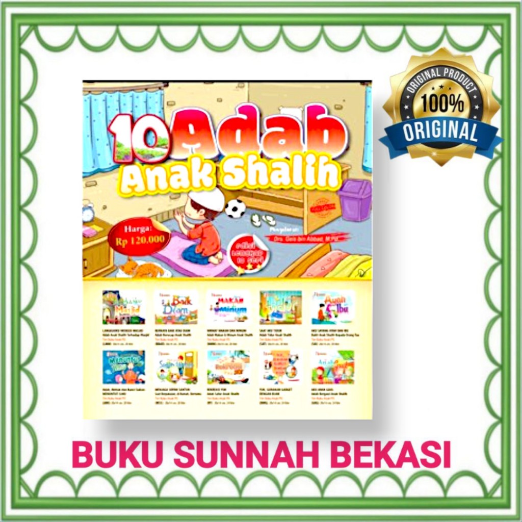 Pustaka Imam Asy -Syafii  | 10 Adab Anak shalih | Serial Adab Anak shalih