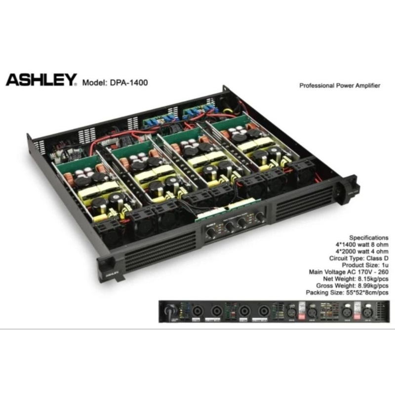 Power Ashley DPA 1400 Class D Original