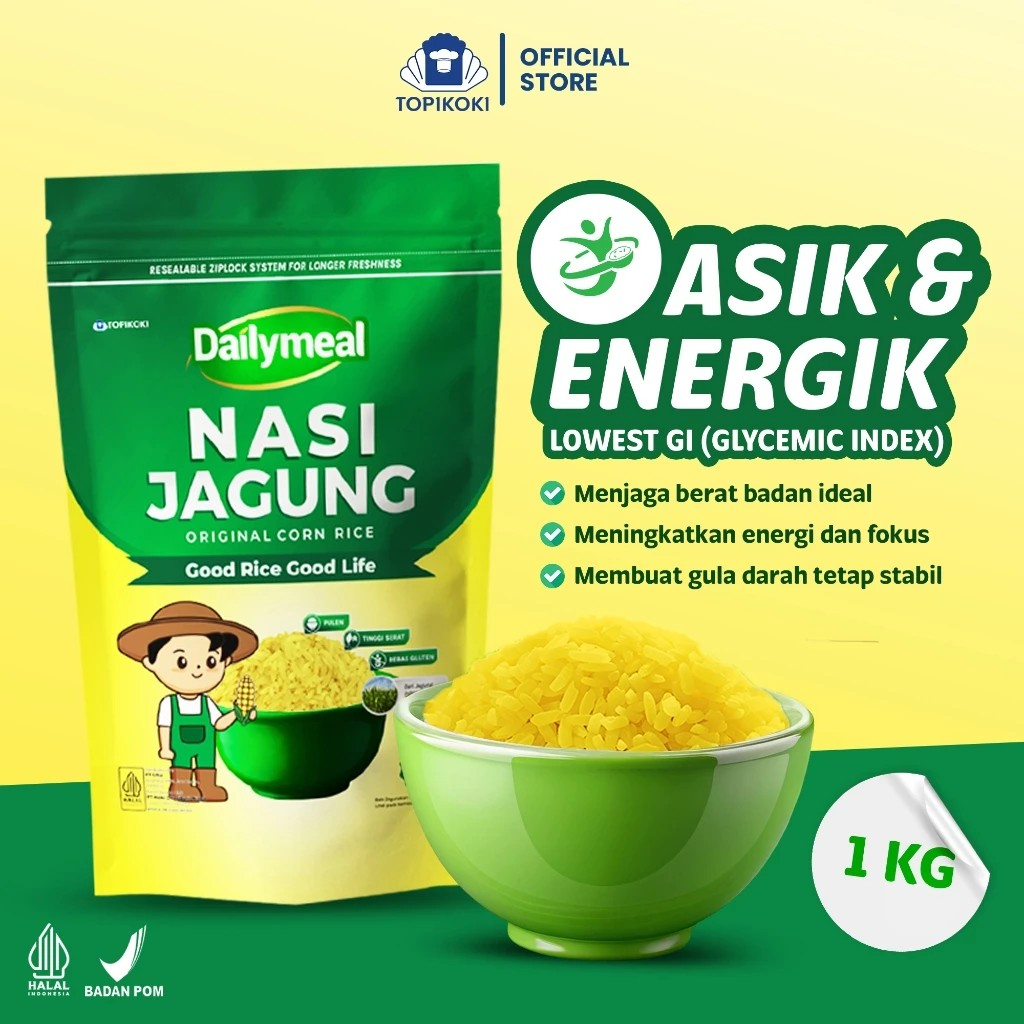 

Dailymeal - Nasi Jagung 1 kg - Corn Rice