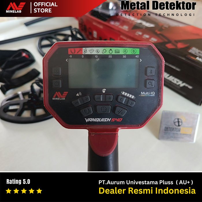 Minelab Vanquish 540 Pro Bekas RESMI - Metal Detector - Detektor Emas & Harta Karun & Logam Metal De