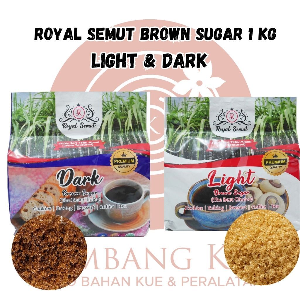 

Royal semut light brown sugar / light brown sugar 1kg/gula/brown sugar