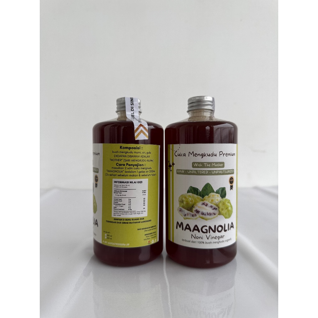 

CUKA MENGKUDU NONI VINEGAR PREMIUM MAAGNOLIA 1 LITER