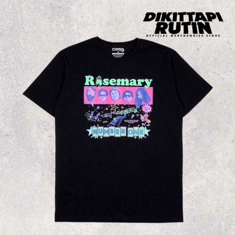 ROSEMARY - Number Tshirt Black Official Merchandise