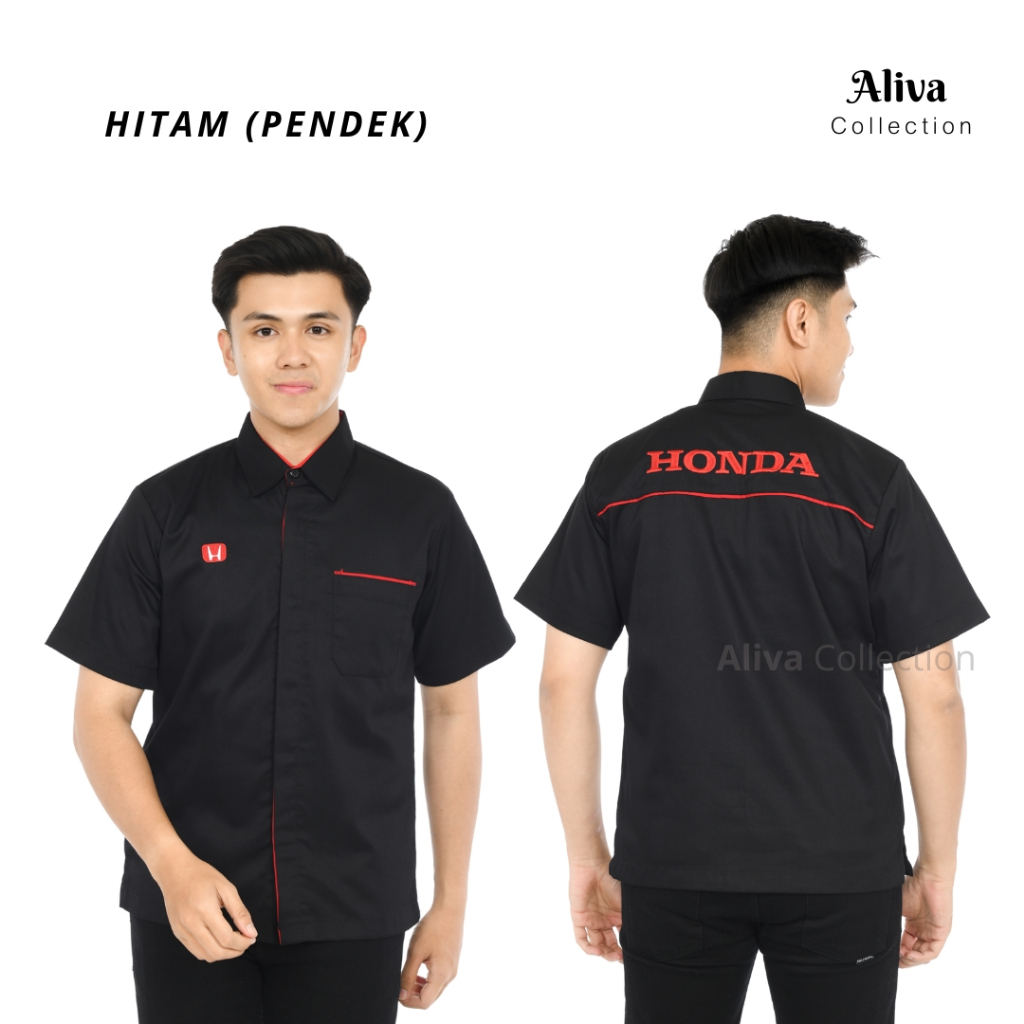 Seragam Kemeja Honda Lengan Panjang Kemeja Putih Honda Kemeja Honda Pria/Baju Sales Honda Mobil Best