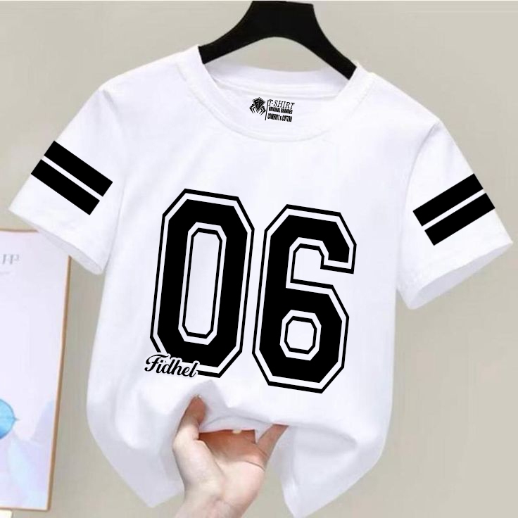 Baju anak stripe-angka/ATASAN KAOS ANAK GAMBAR ANGKA/T-SHIRT KIDS TERBARU