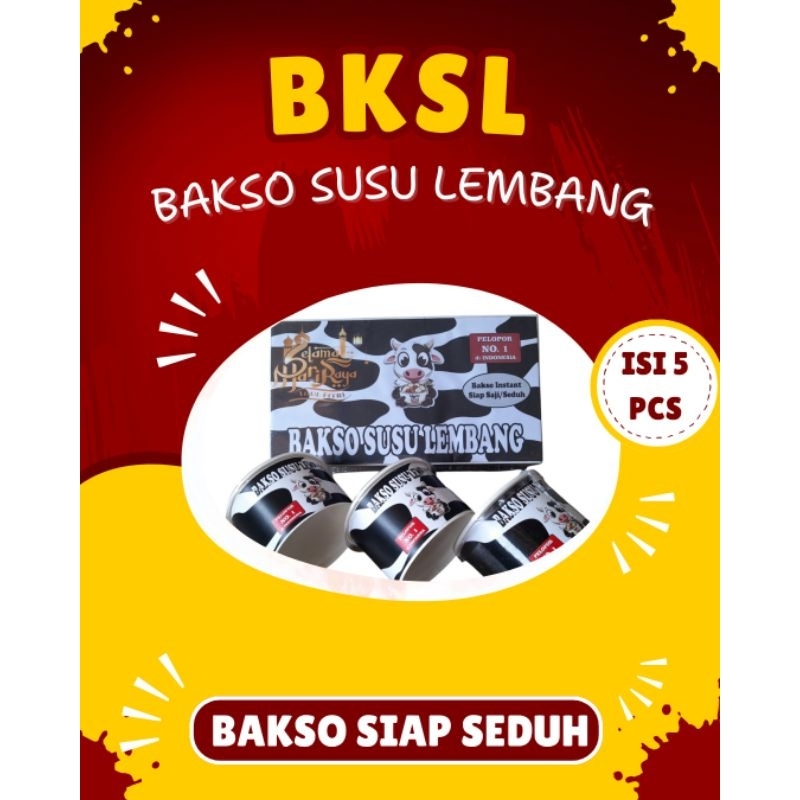 

BKSL BAKSO SUSU LEMBANG ISI 3CUP