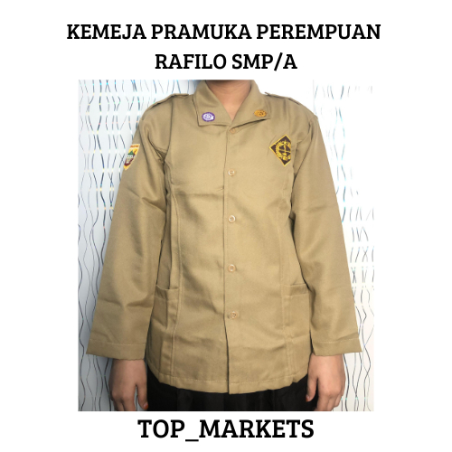 Baju Seragam Pramuka Pembina  Guru  Lengan Panjang perempuan