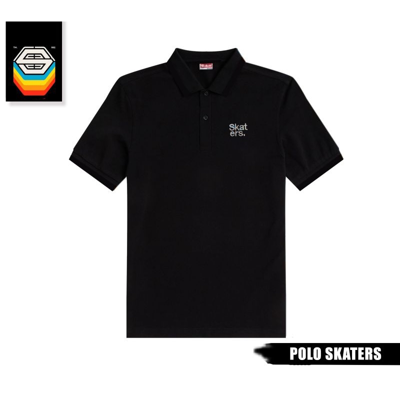 KAOS SKATERS SKATERS BASIC POLO I-D BLACK