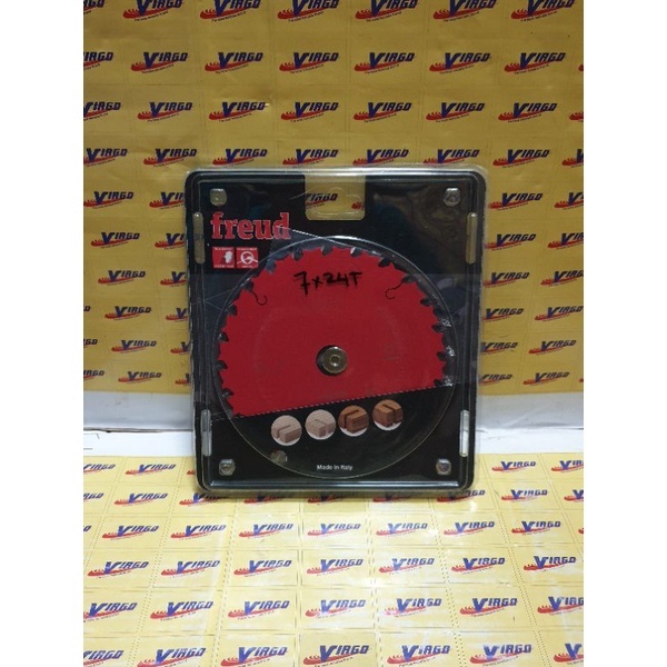 FREUD 7X24 MATA PISAU GERGAJI BULAT POTONG CIRCULAR SAW BLADE 7" X 24T ITALY ITALIA 7 INCHI