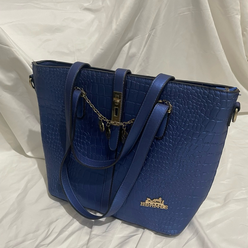 PRELOVED TAS H3RMES (NOT ORI) BLUE