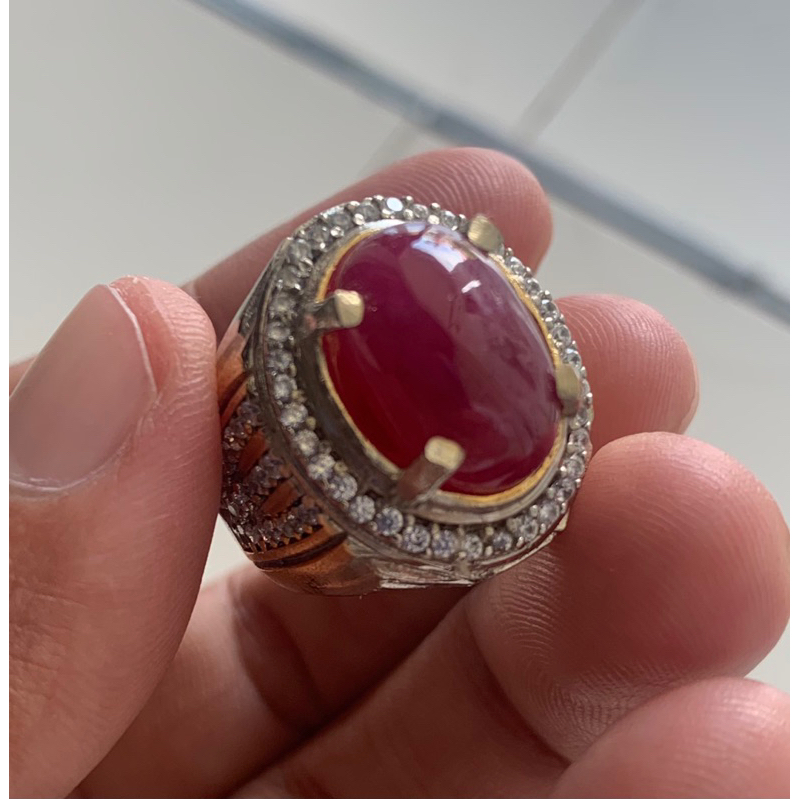 Natural Ruby corundum (Memo)