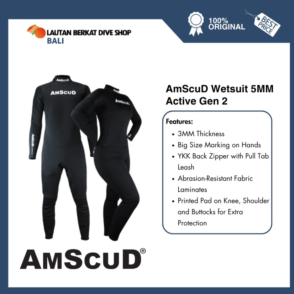 Wetsuit AMSCUD Active Evolution 5MM