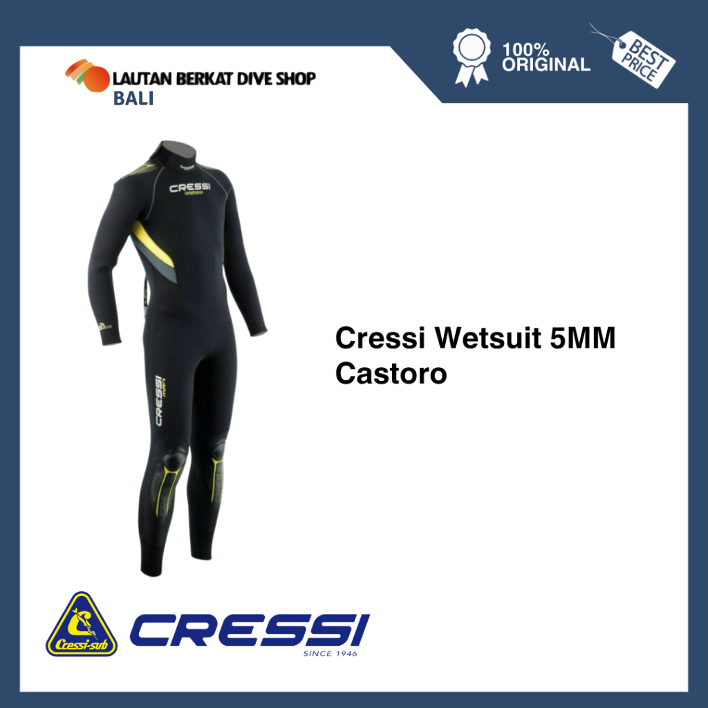 WETSUIT LONG 5MM CRESSI CASTORO