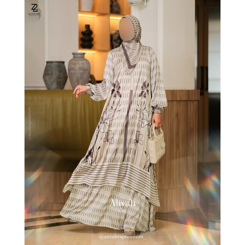 Aliyah Dress By Azzahra Premium Syari
