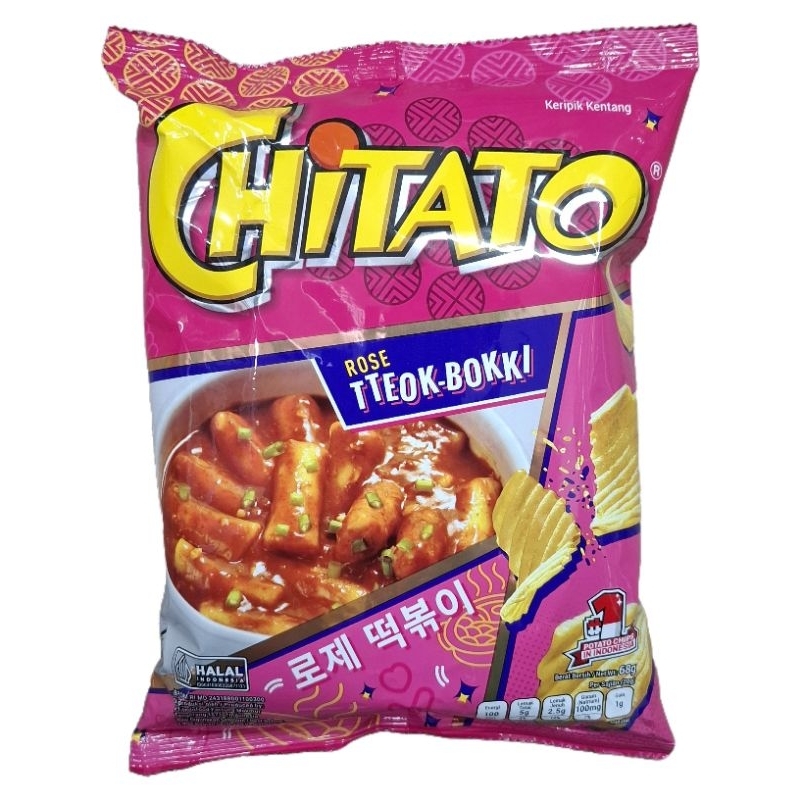 

Chitato Keripik Kentang Rose Tteok-Bokki Snack 68 g